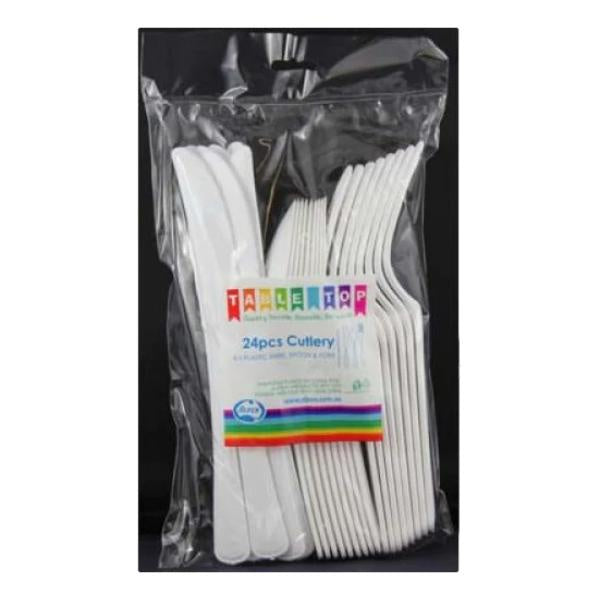 Plastic Cutlery 24pcs