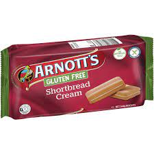 Arnott's Shortbread Cream Gluten Free 144g