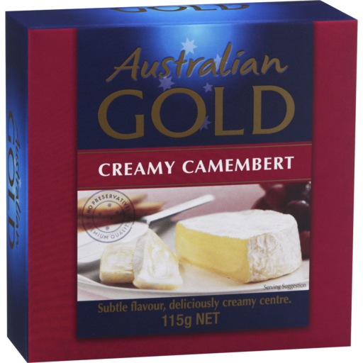 Australian Gold Long Life Camembert 115g