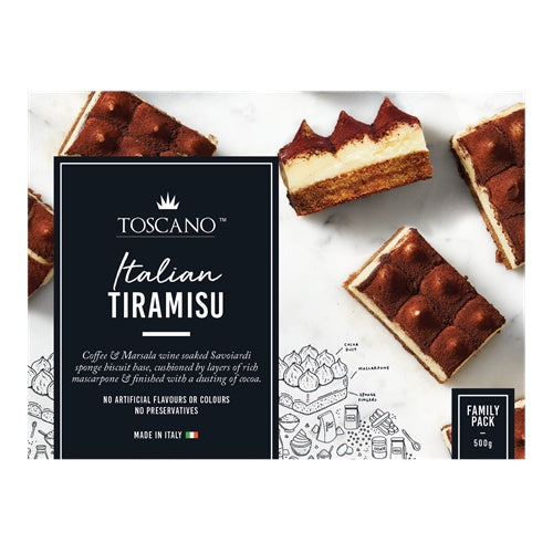 Toscano Italian Tiramisu Family Size 500g