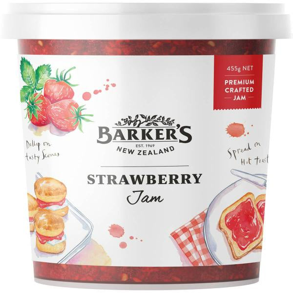 Barker's Strawberry Jam 455g