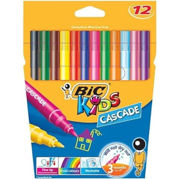 Bic Kids Cascade Markers 12 Pack