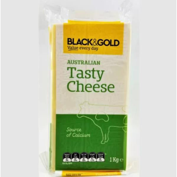 Black & Gold Cheese Tasty Block 1kg