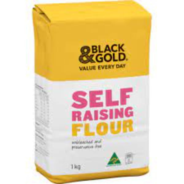 Black & Gold Self Raising Flour 1kg