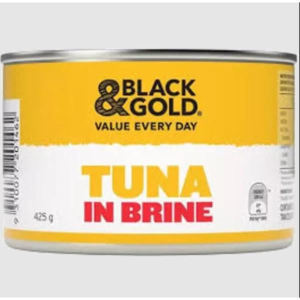 Black & Gold Tuna Chunk in Brine 425g