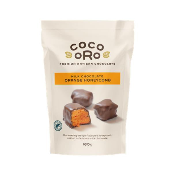 Coco Oro Honeycomb Milk Chocolate Honey 160g