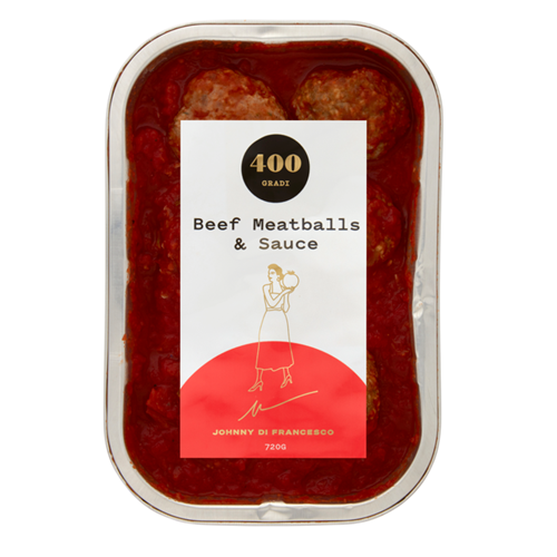 400 Gradi Meatballs In Sauce 720g