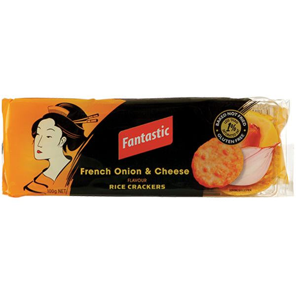 EGV Fantastic Rice Cracker French Onion & Cheese 100g