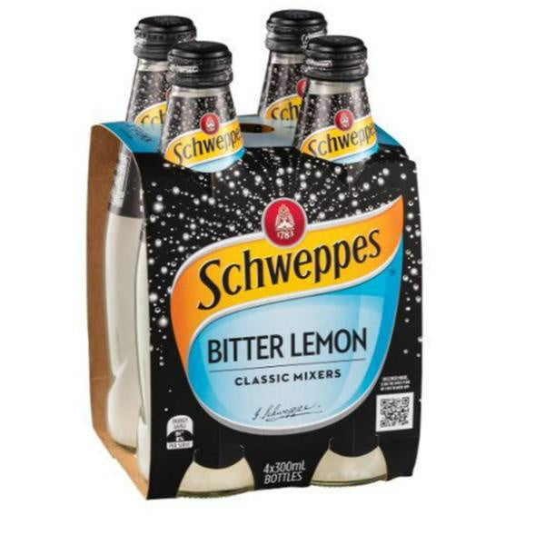 Schweppes Bitter Lemon 300ml x 4pk