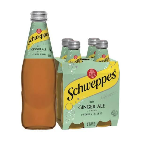 Schweppes Dry Ginger Ale 300ml x 4pk