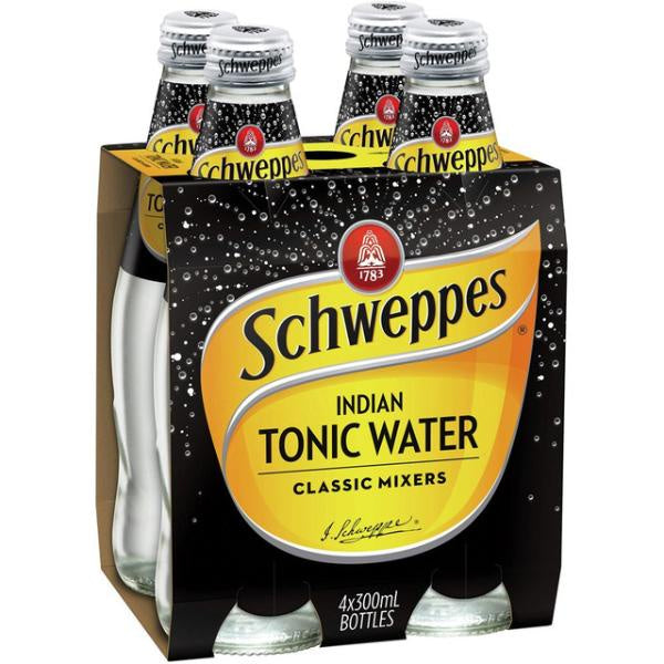 Schweppes Tonic Water 300ml x 4pk