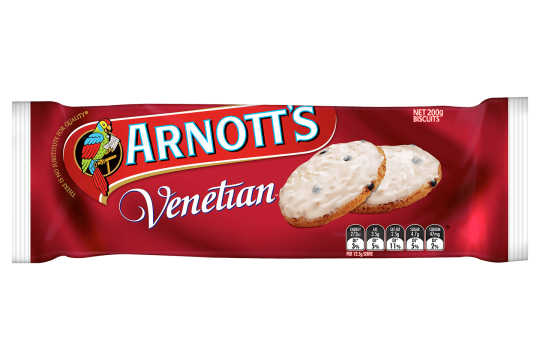 Arnott's Venetian Fancy Sweet Biscuits 200g