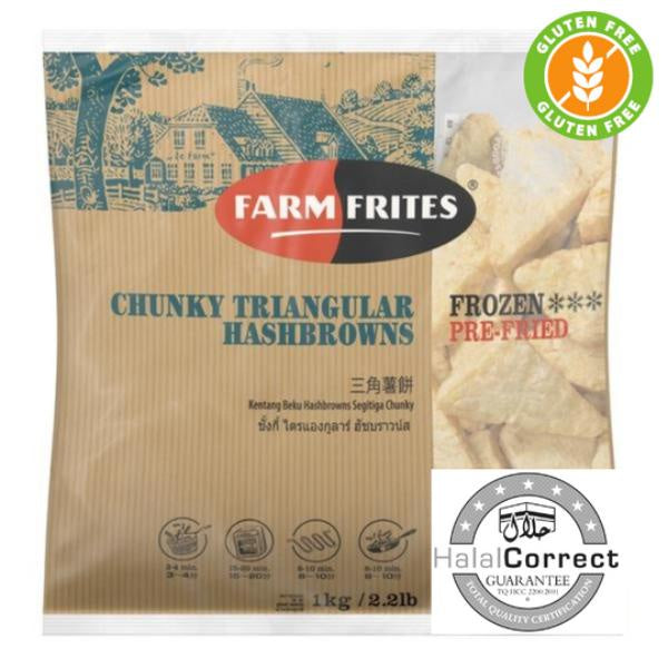 Farm Frites Chunky Triangle Hashbrowns 1kg