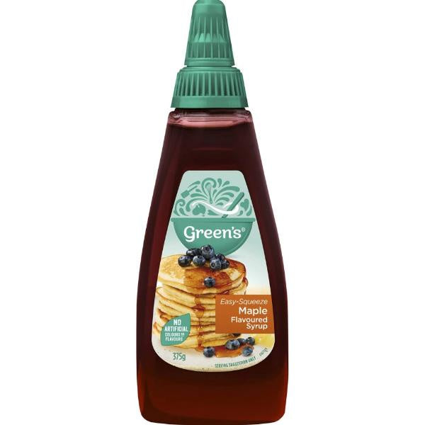 Green's Easy-Squeeze Maple Flavoured Syrup 375G