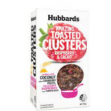 Hubbard's Raspberry & Cacao Toasted Clusters 450g