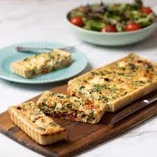 Ivan's Spinach, Sundried Tomato & Feta Rectangular Tart 800g