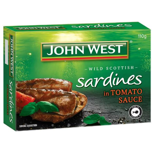 John West Sardines in Tomato Sauce 110g