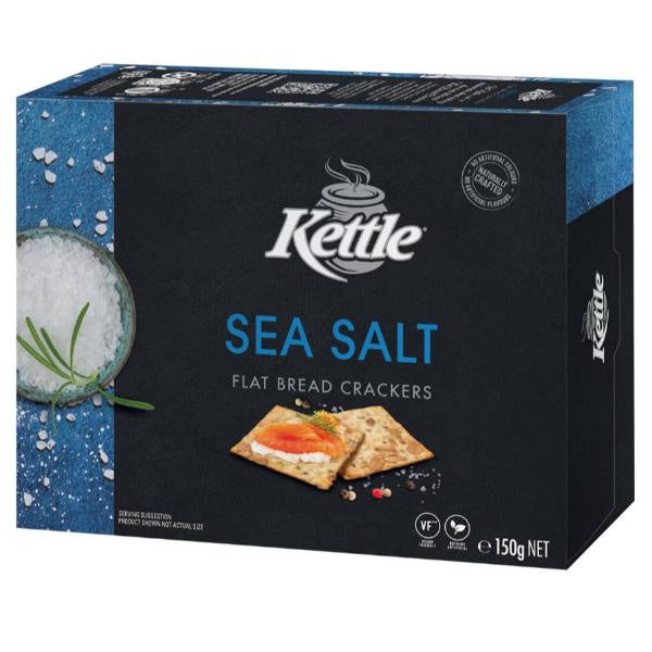 Kettle Sea Salt Flat Bread Crackers 150g