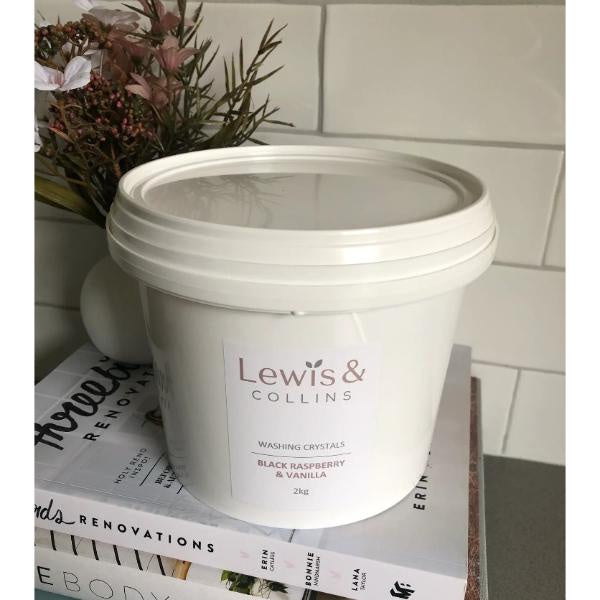 Lewis & Collins Washing Crystals 2kg - Black Raspberry & Vanilla