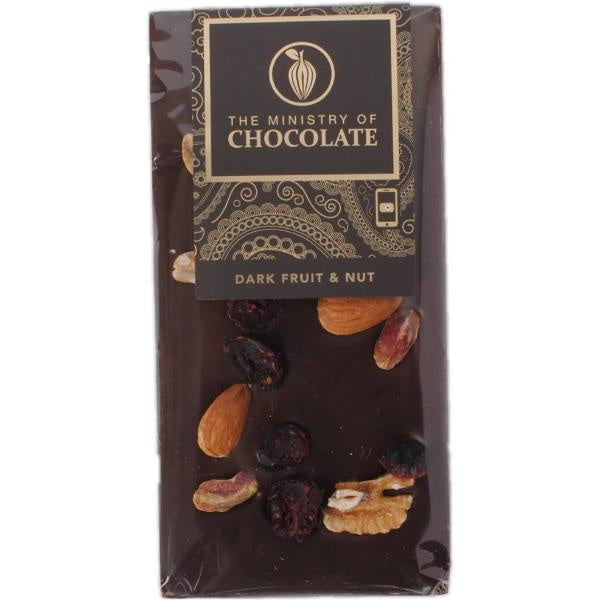 MOC Dark Fruit & Nut Chocolate Bar 100g