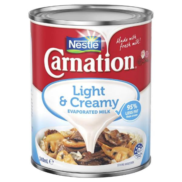 Nestle Carnation Light & Creamy Evaporated Milk 340ml