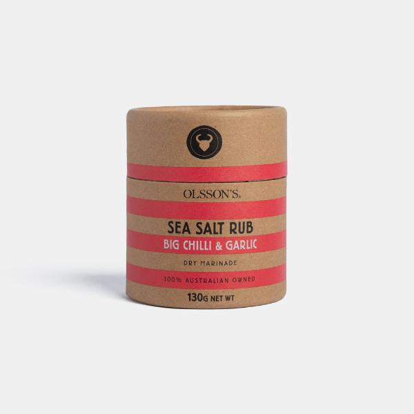 Olsson's Big Chilli & Garlic Salt Rub 130g