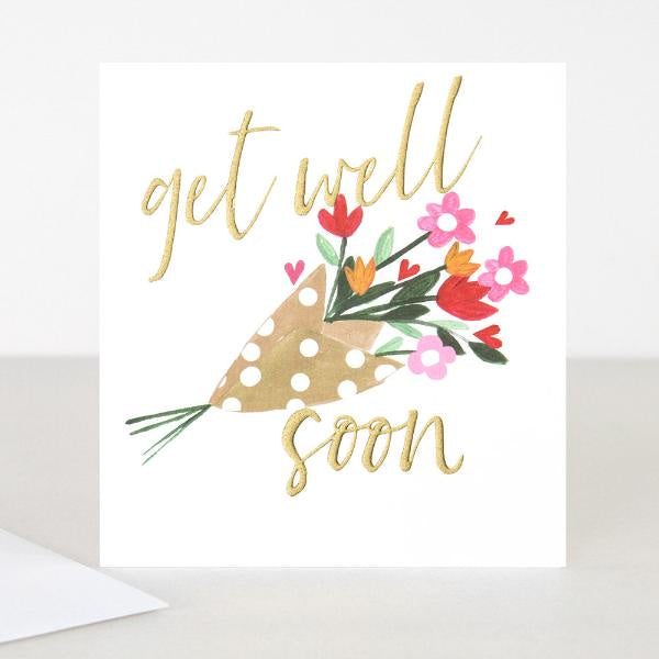 QUI025 Caroline G Card Quintessential - Get Well Soon