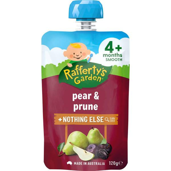 Rafferty's Garden Pear & Prune 4mths+ 120g