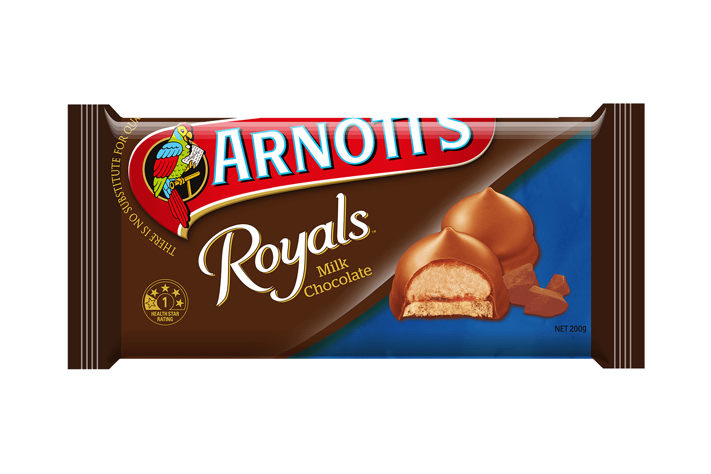 Arnott's Milk Chocolate Royal Biscuits 200g