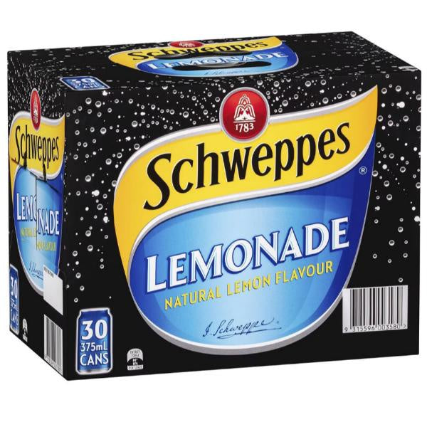 Schweppes Lemonade Cans 30pk