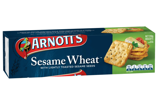 Arnott's Sesame Wheat Biscuits 250g