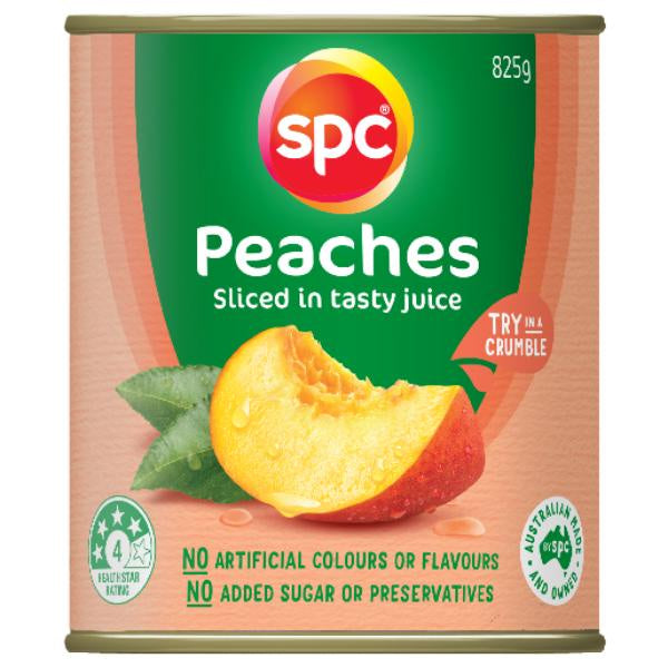 Spc Sliced Peaches 825g