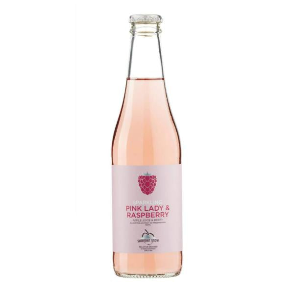 Summer Snow Pink Lady & Rasp Sparkling Apple Juice 750ml