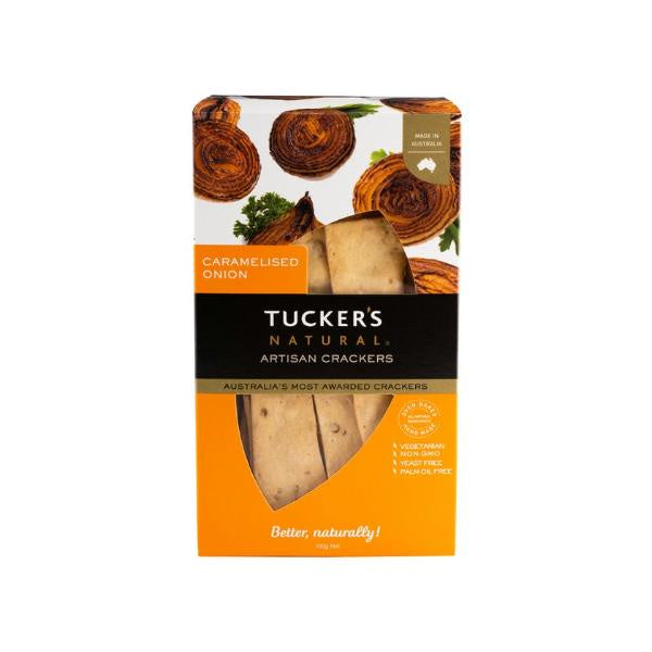 Tucker's Artisan Caramelised Onion Crackers 100g