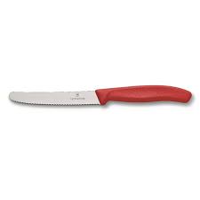 Victorinox Steak & Tomato Knife 11cm Round Tip Wavy Edge