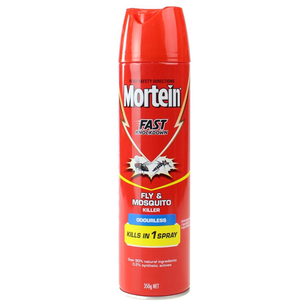 Mortein Odourless Fly & Mosquito Killer Spray 350g