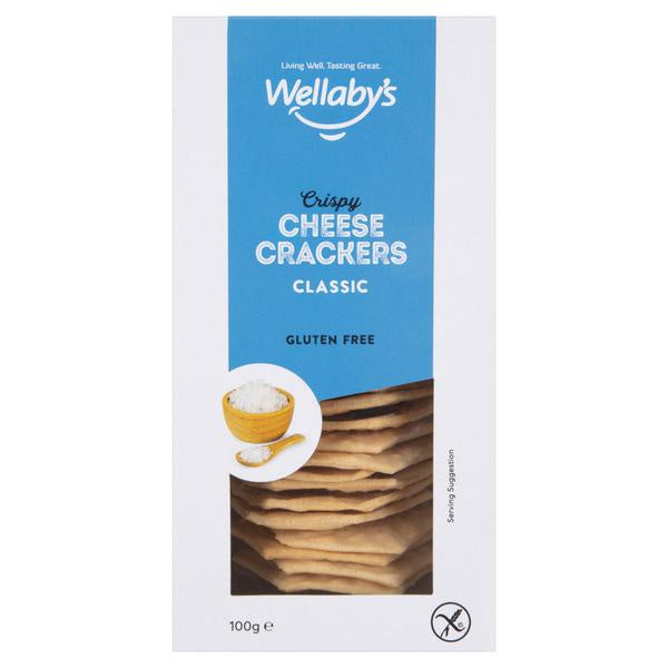 Wellaby's Classic Cheese Gluten Free Crackers 100g