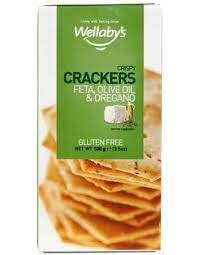 Wellaby's Feta, Oregano & Olive Oil Gluten Free Crackers 100g