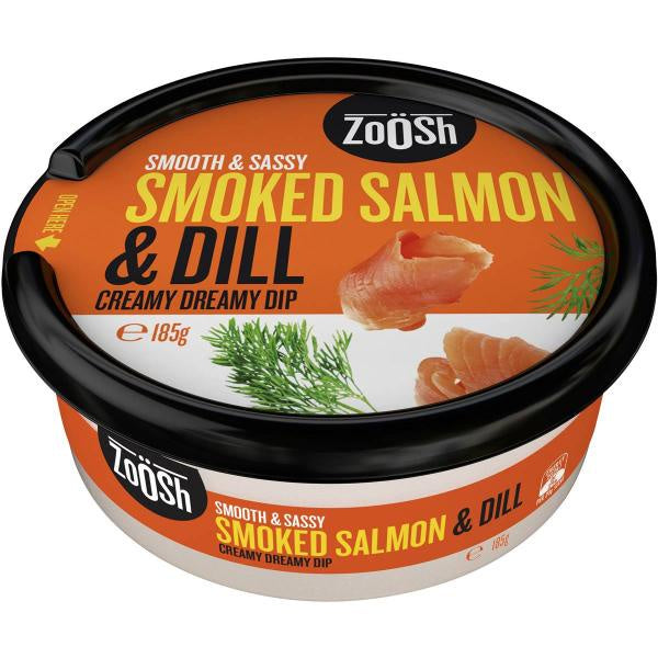 Zoosh Dip Smoked Salmon & Dill 185g