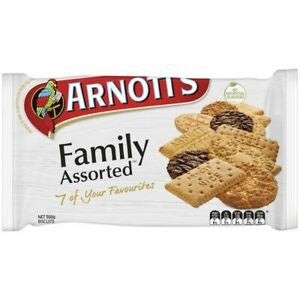 Arnott's Family Assorted Biscuits 500g