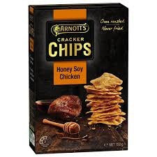 Arnott's Cracker Chips Honey Soy Chicken 150g