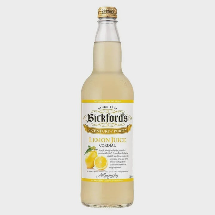 Bickfords Lemon Juice Cordial 750ml