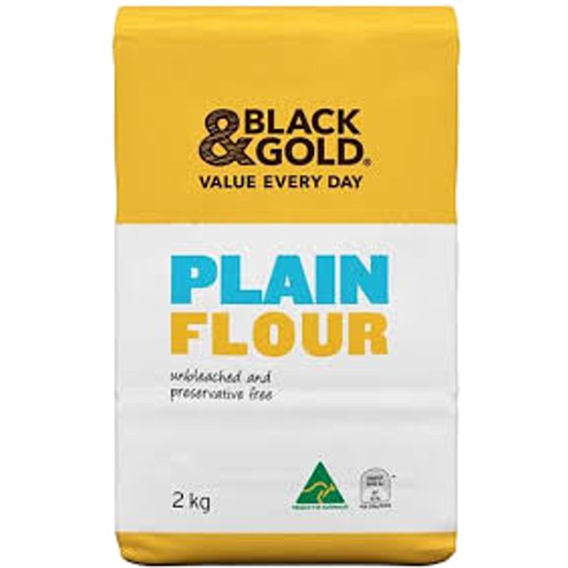 Black & Gold Plain Flour 1kg