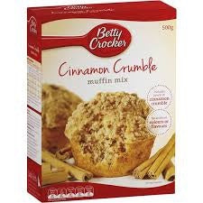 Betty Crocker Cinnamon Crumble Muffin Mix 500g