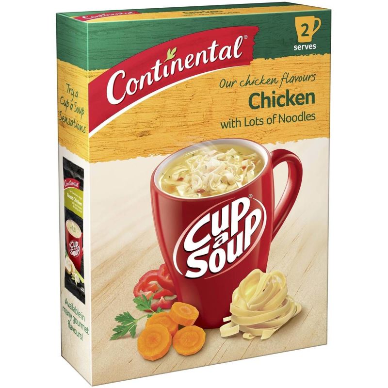 Continental Cup A Soup Chicken with Lots of Noodles 2pkt 60g