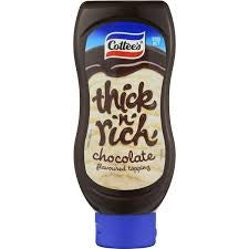 Cottee's Thick n Rich Chocolate Flavoured Topping 615g