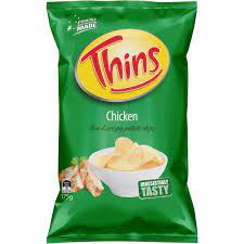 Thins Chips  Chicken 175g