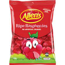 Allen's Raspberry Lollies 190g