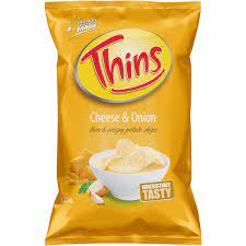 Thins Chips Cheese & Onion  175g