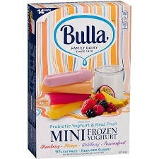 Bulla Mini Frozen Yoghurt Assorted Flavours 14pk